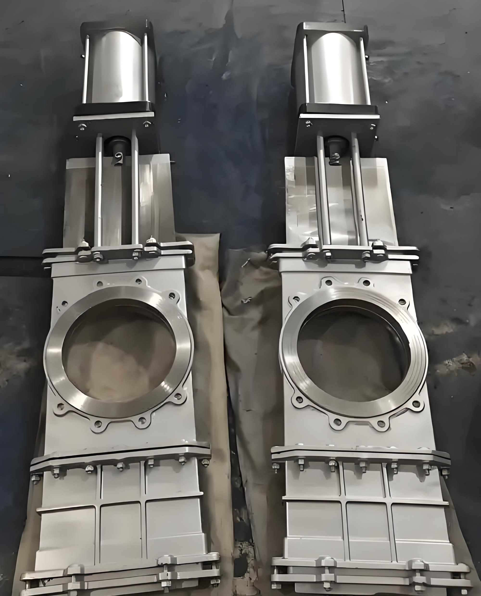 氣動穿透式刀閘閥